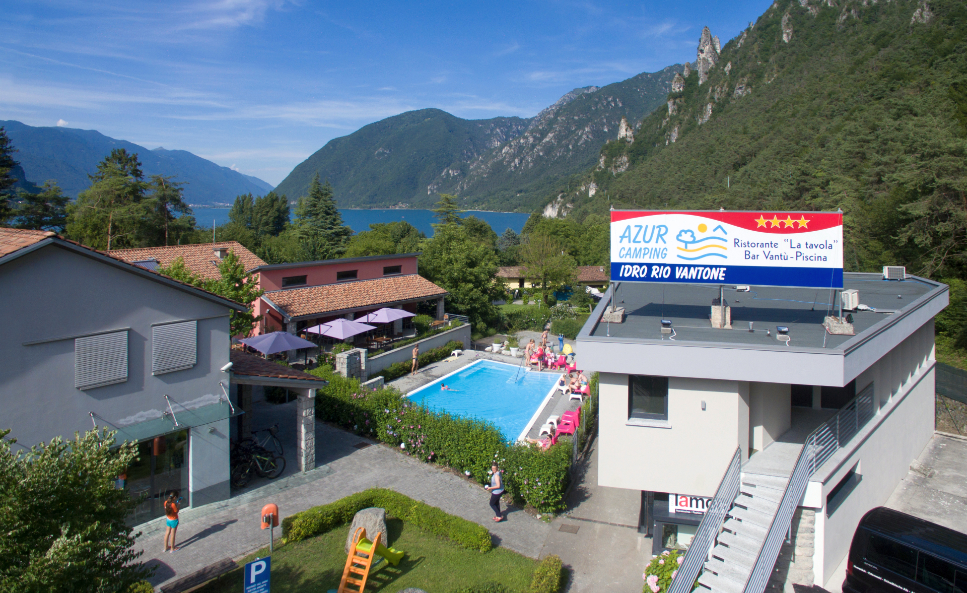 Sportcamping Rio Vantone direkt am See